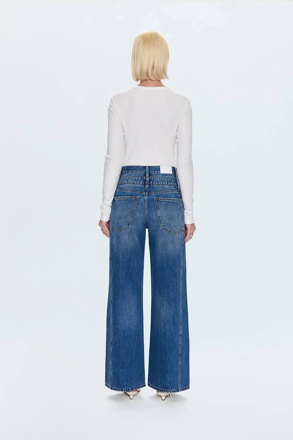 Pistola - Caleb Stack Waist Jeans