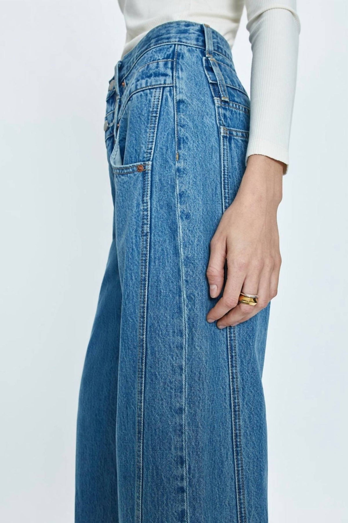 Pistola - Caleb Wide Leg Jeans