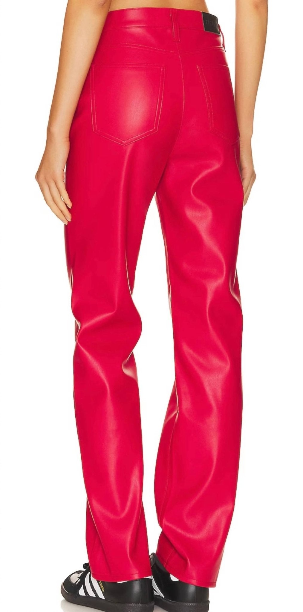 Pistola - Cassie Exposed Zipper Straight Pant - clothing - pants - polyurethane