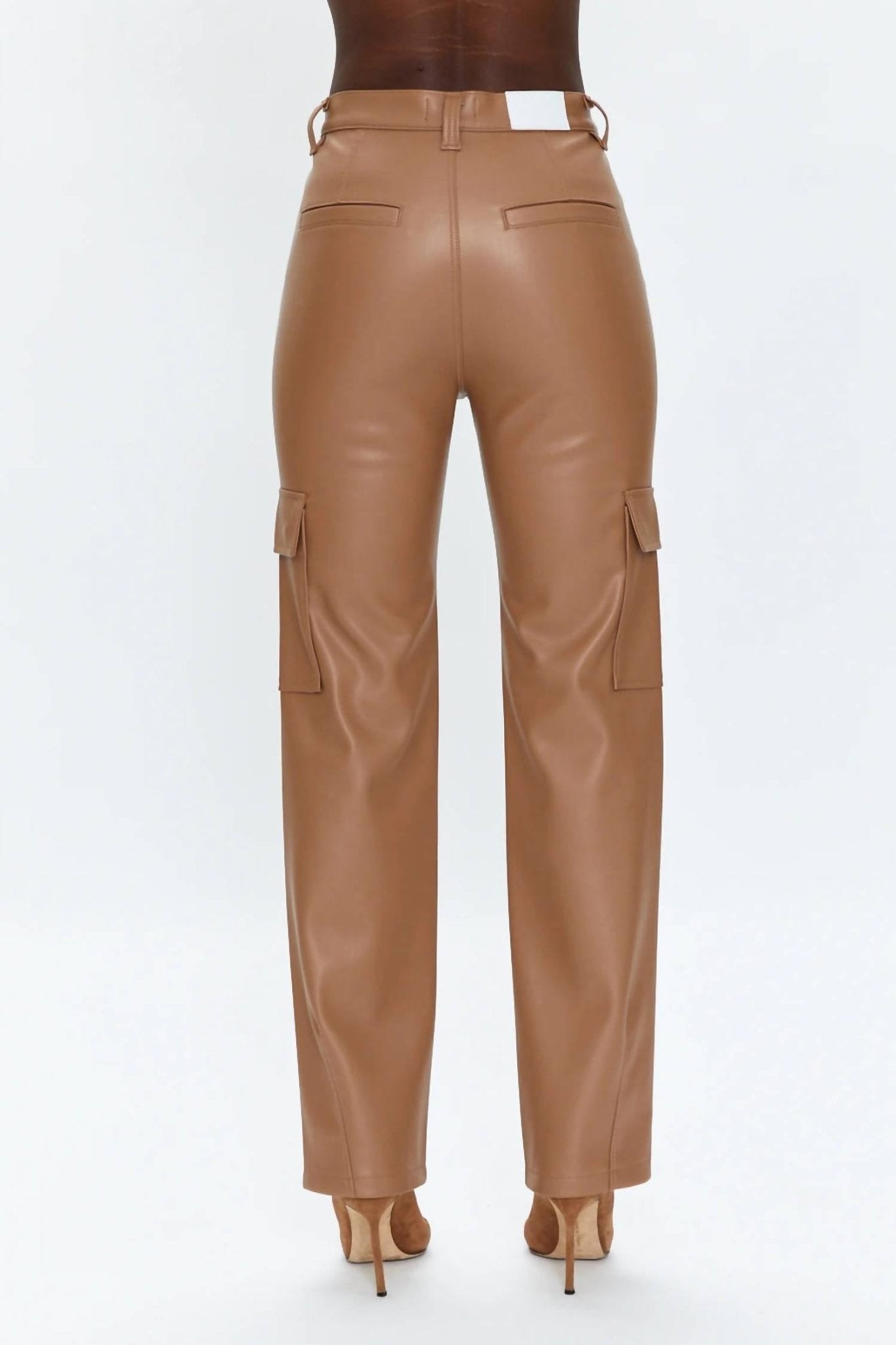 Pistola - Cassie Super High Rise Pants - brown - clothing - pants
