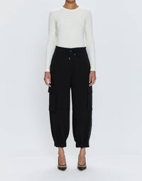Pistola - Dakota Cargo Pant - black - clothing - pants
