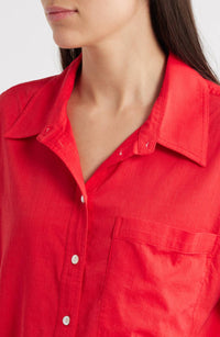 Pistola - Donnie Short Sleeve Button Up Top