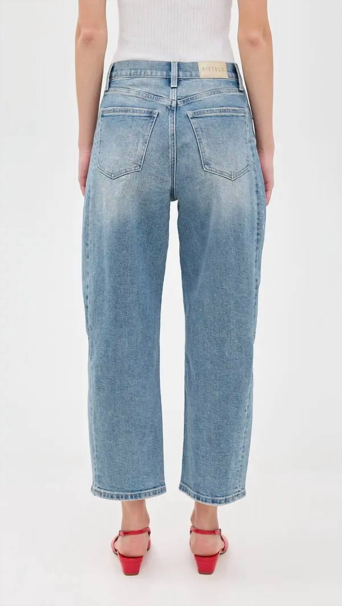 Pistola - Eli High Rise Barrel Jeans