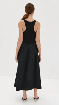 Pistola - Faye Sleeveless Midi Dress - black - clothing - dresses