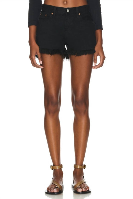 Pistola - Gigi Low Rise Short - black - clothing - cotton