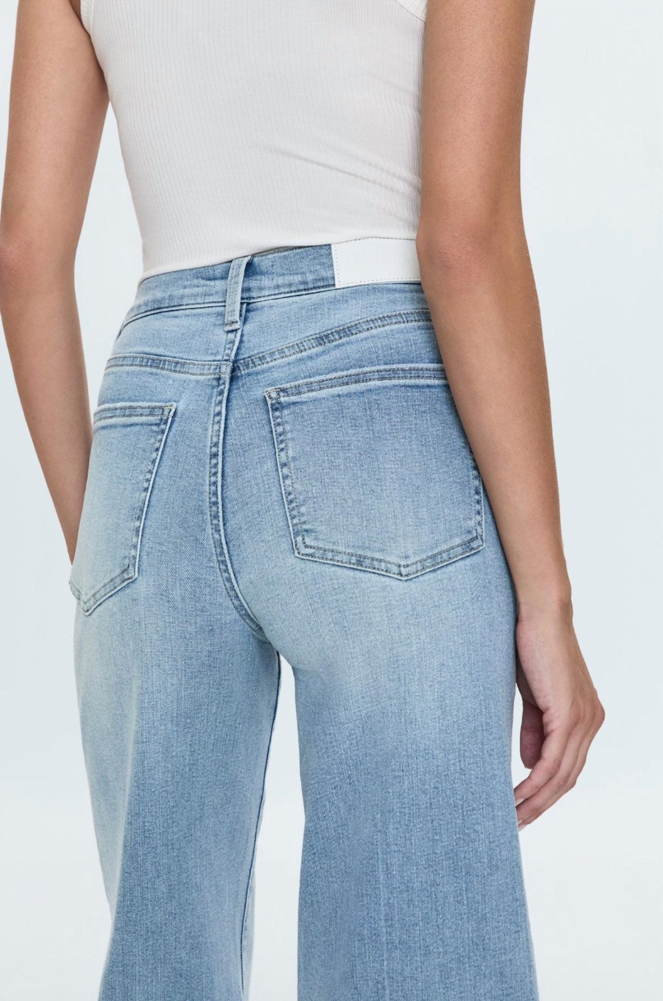 Pistola - Izzy Mid Rise Wide Jean - blue - clothing - cotton - blend