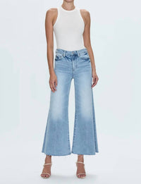 Pistola - Izzy Mid Rise Wide Jean - blue - clothing - cotton - blend