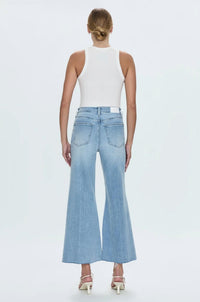Pistola - Izzy Mid Rise Wide Jean - blue - clothing - cotton - blend