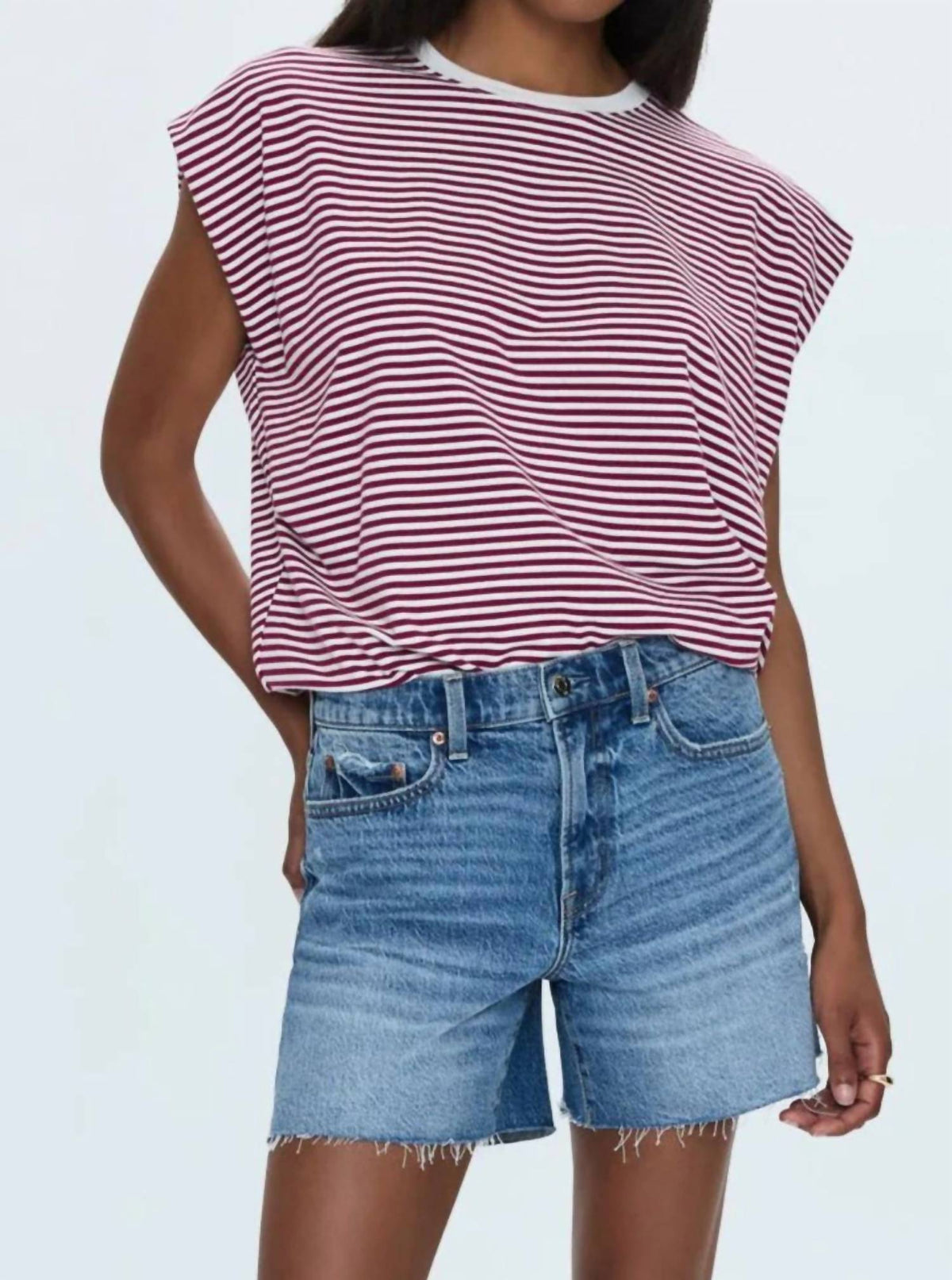 Pistola - Kennedy Mid Rise Denim Short