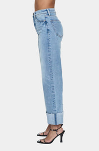Pistola - Lana Crop Wide Leg Jeans - blue - clothing - cotton - blend