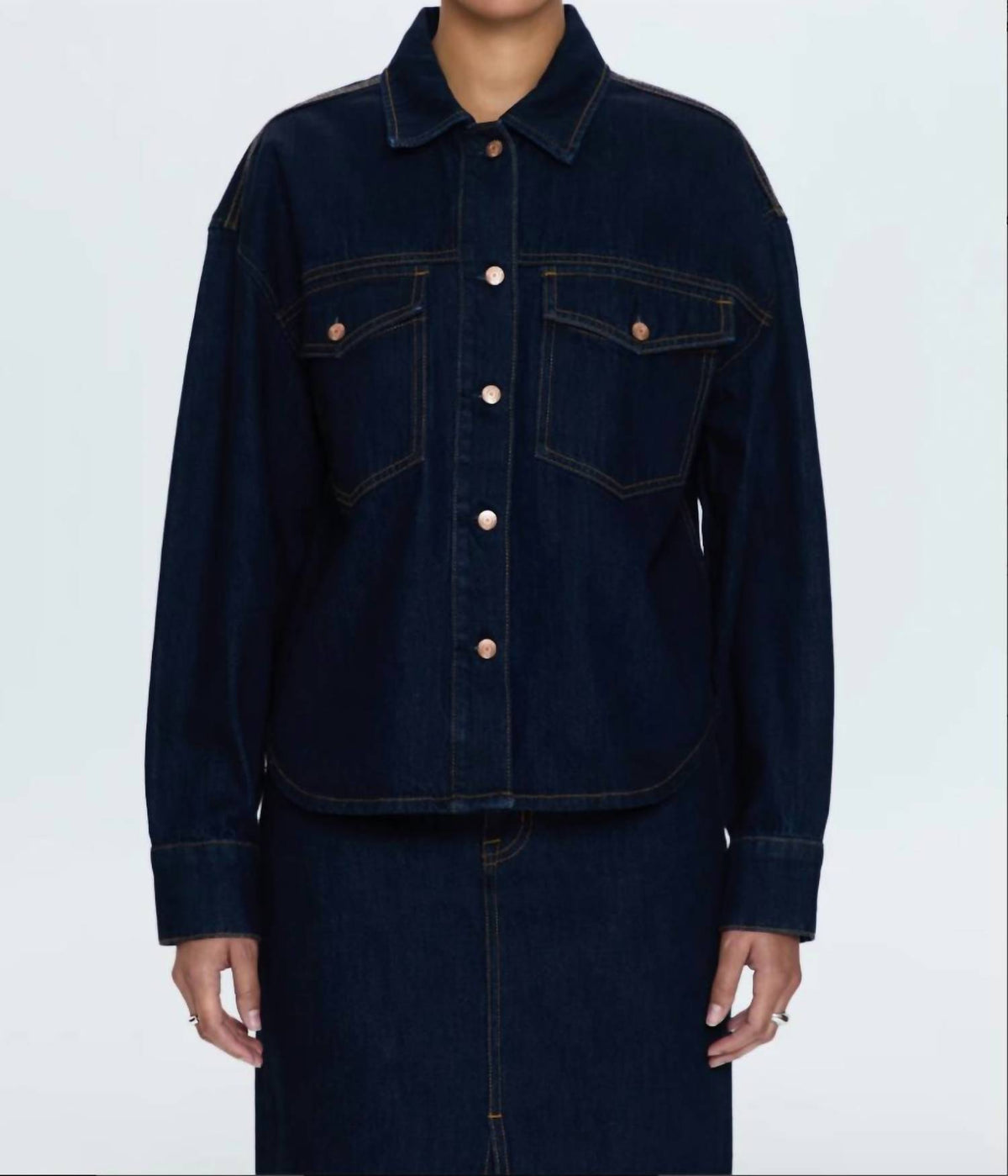 Pistola - Mandy Denim Relaxed Shacket