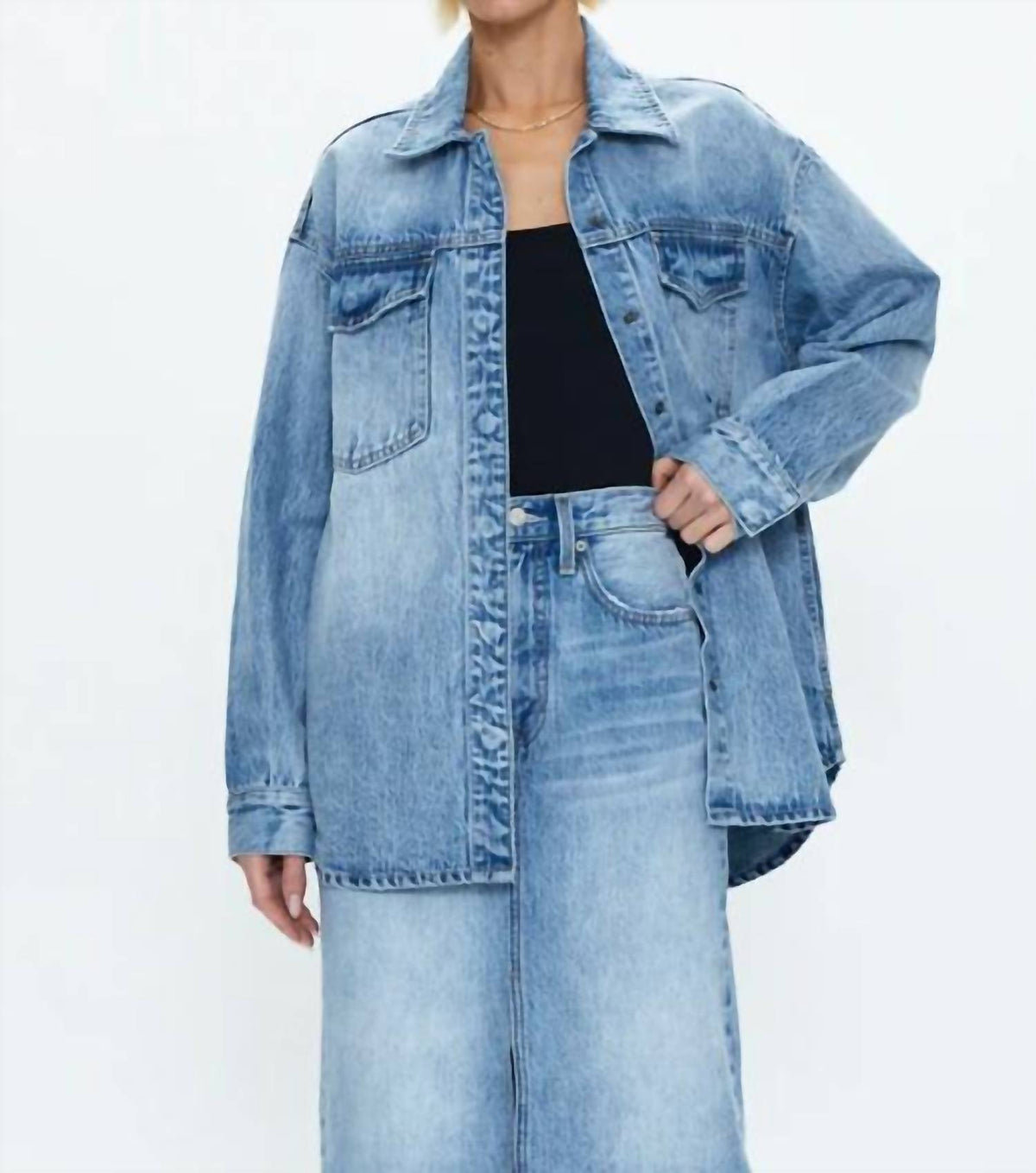 Pistola - Mandy Long Denim Jacket