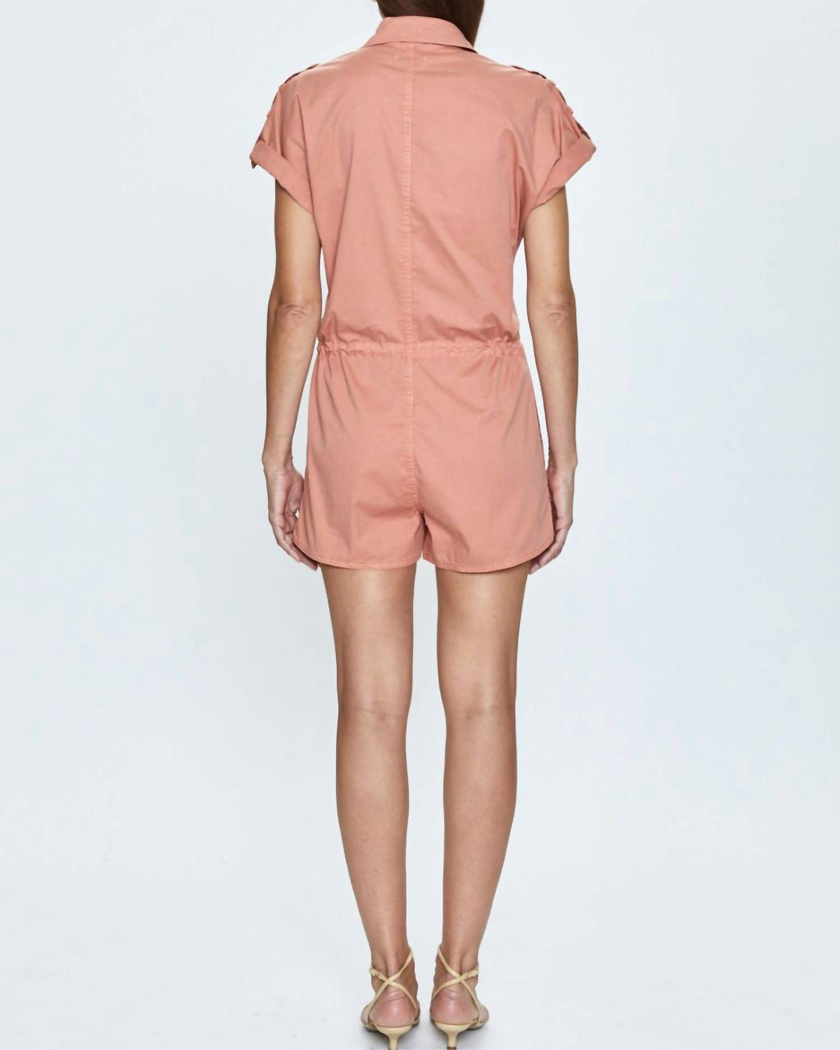 Pistola - Meg Short Sleeve Zip Front Romper