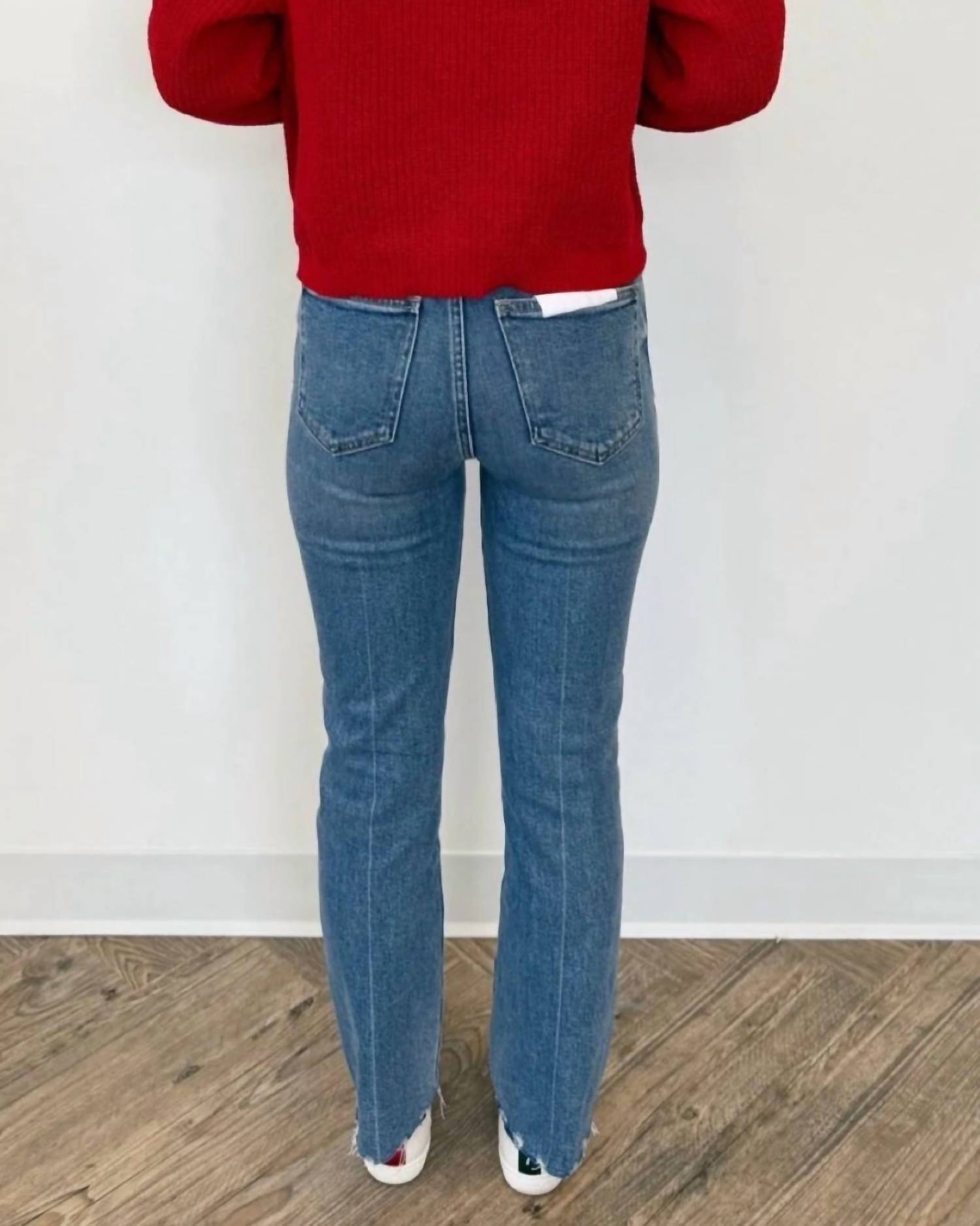 Pistola - Mercer High Rise Crop Boot - blue - boot - cut - clothing
