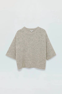 Pistola - Micah Alpaca Blend Sweater - clothing - crew - grey
