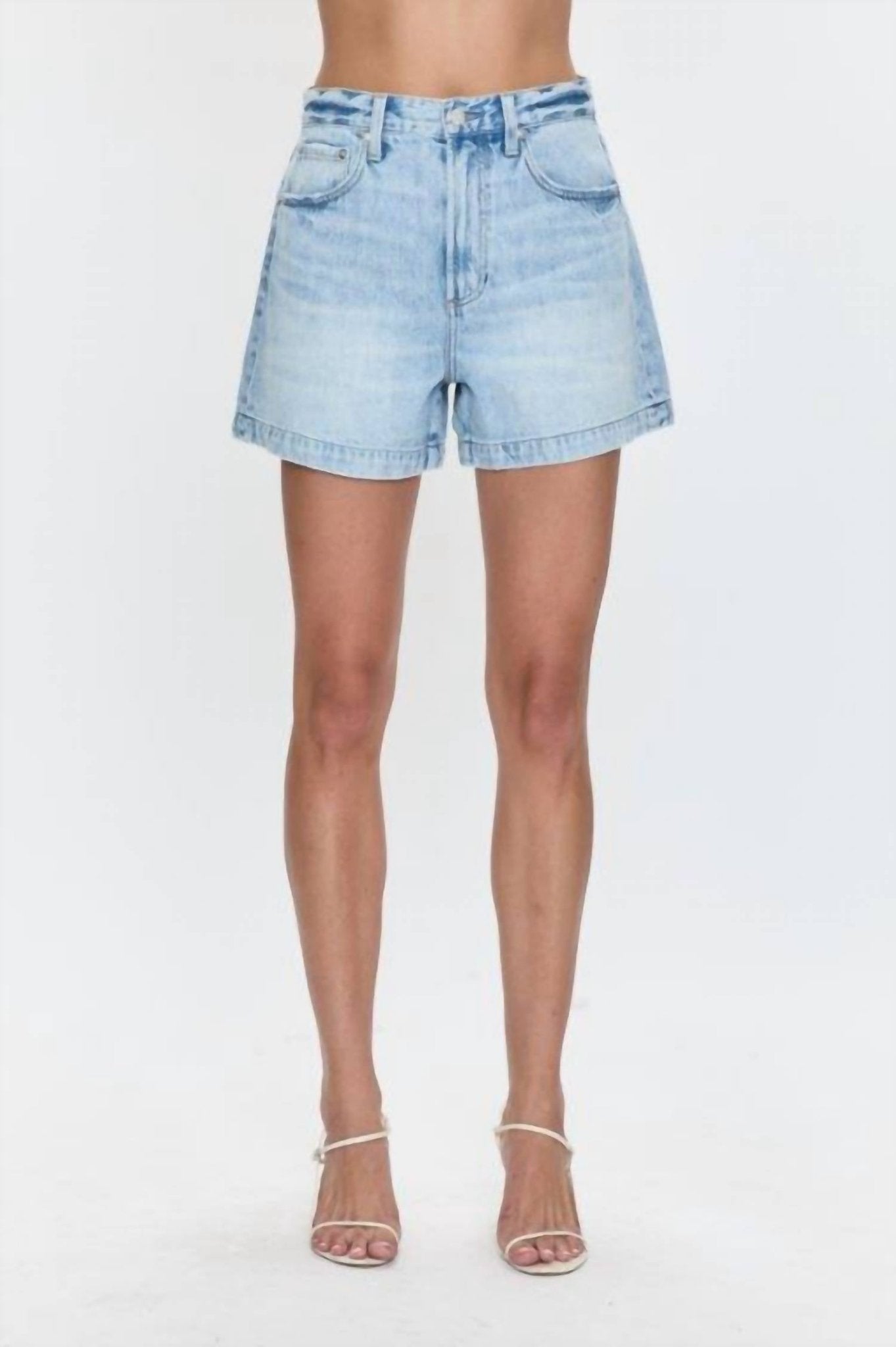 Pistola - Saige High Rise Short - black - clothing - cotton - blend