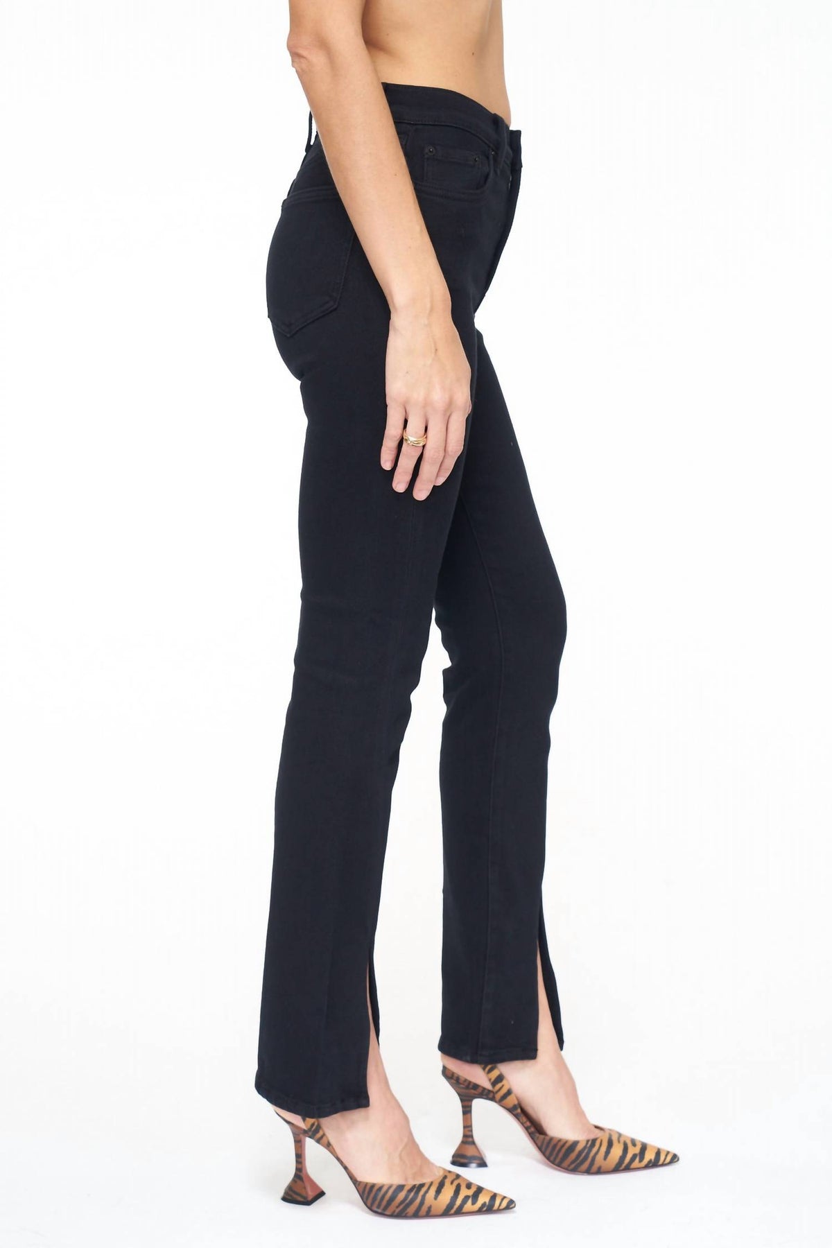 Pistola - Teagan High Rise Vented Straight Jean