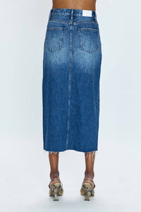 Pistola - Women's Alice Denim Midi Skirt - blue - clothing - cotton