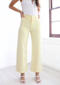 Pistola - Women's Penny Pintuck Wide Leg Jeans - clothing - cotton - flare