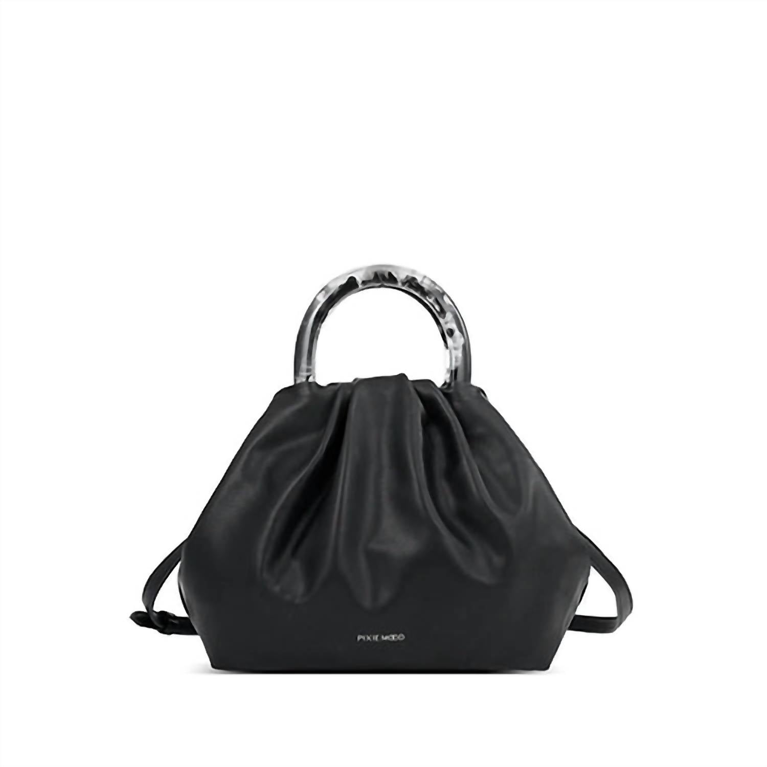 Pixie Mood - Women's Dumpling Tote Bag - Small - bags - black - handbags