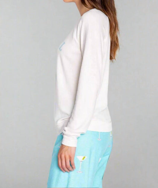 Pj Salvage - Cocktail Season Long Sleeve Top - clothing - graphic - polyester