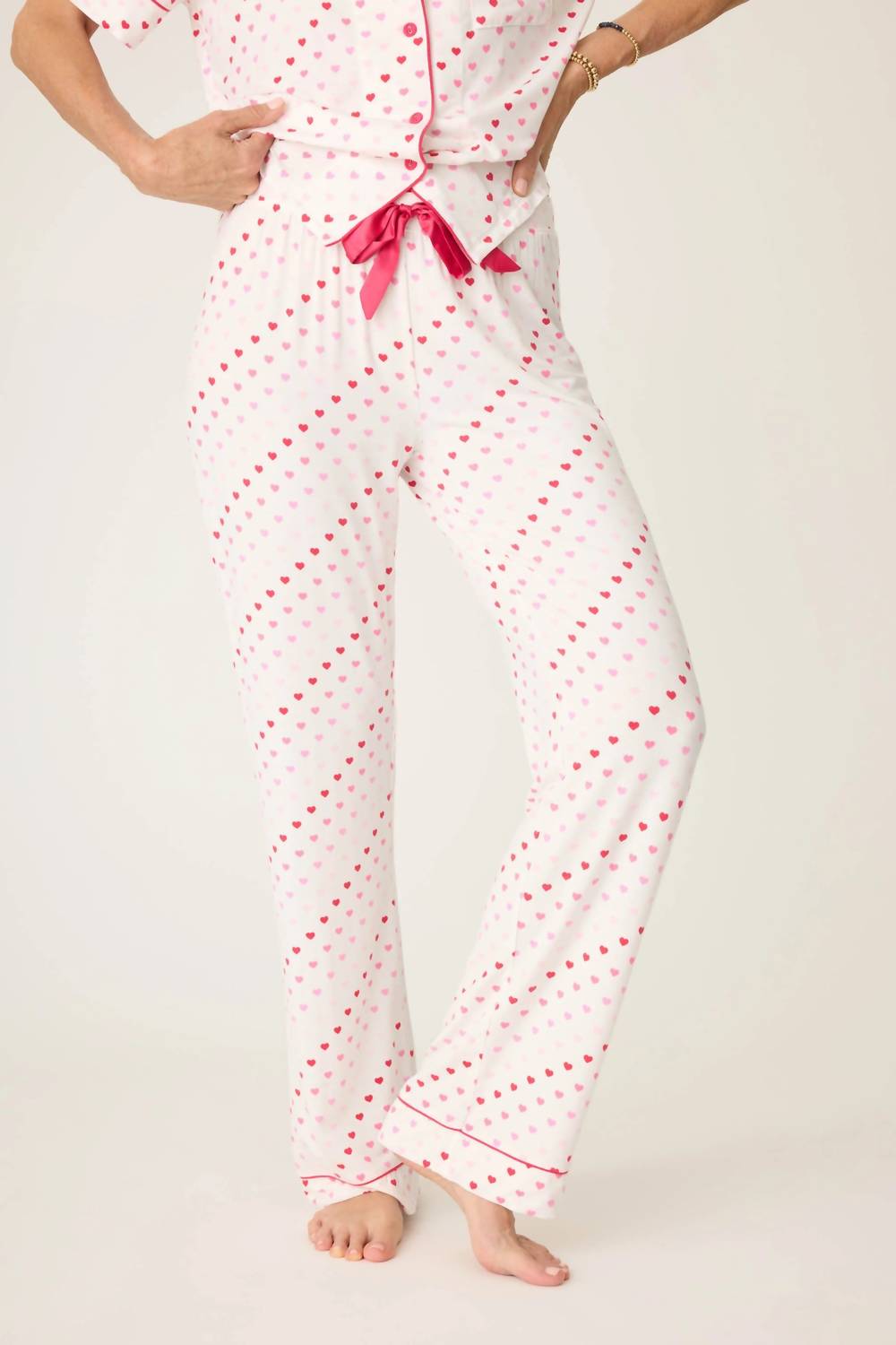 Pj Salvage - Day Dreams Heart Pajama Pant - clothing - graphic - modal