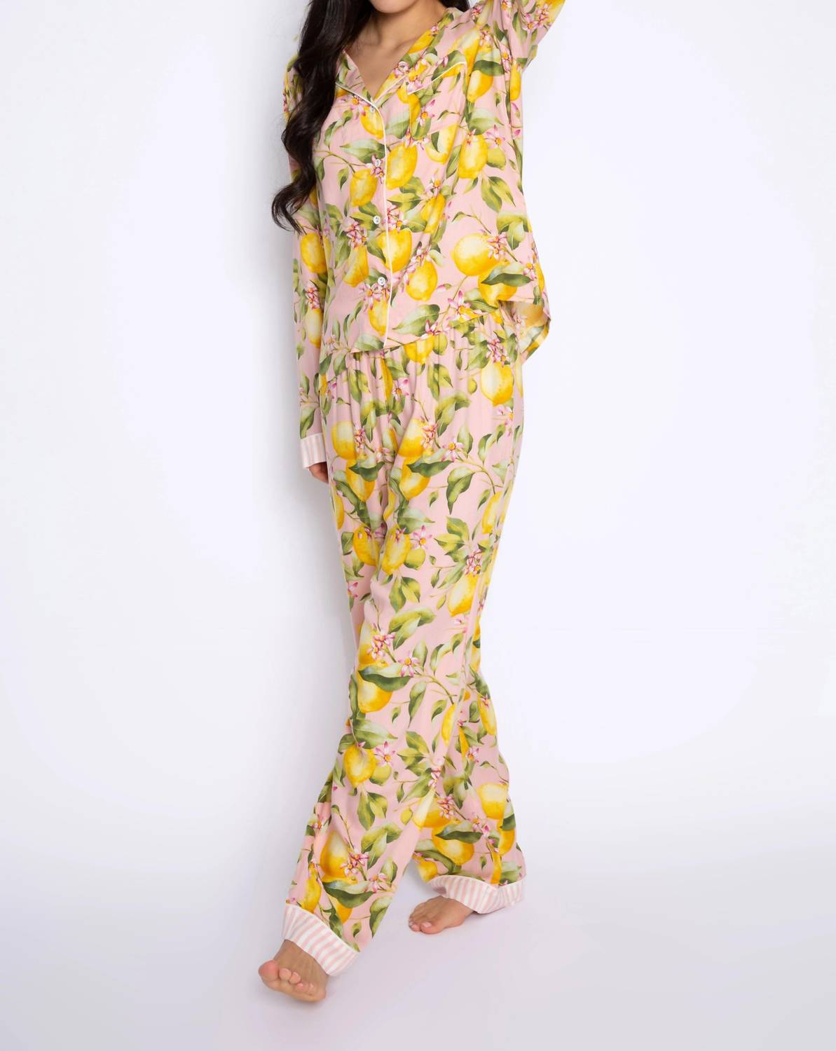 Pj Salvage - Full Bloom Pajama Set - clothing - floral - loungewear