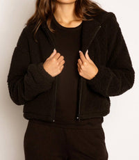 Pj Salvage - Let's Get Cozy Hooded Zip-up Jacket