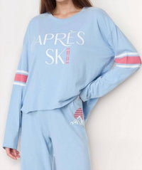 Pj Salvage - Modal Jersey Softee Pajama Set - blue - clothing - cotton