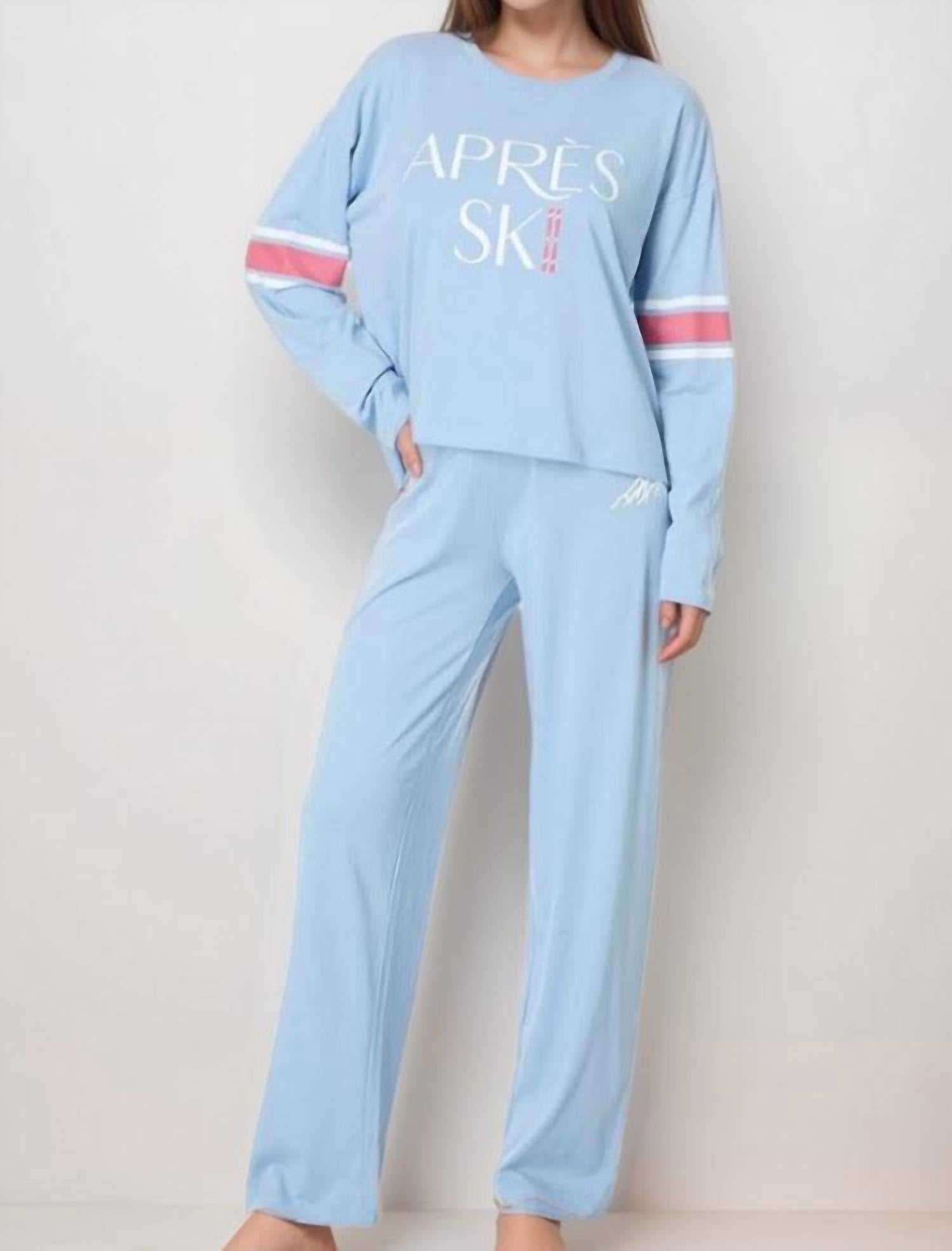 Pj Salvage - Modal Jersey Softee Pajama Set - blue - clothing - cotton