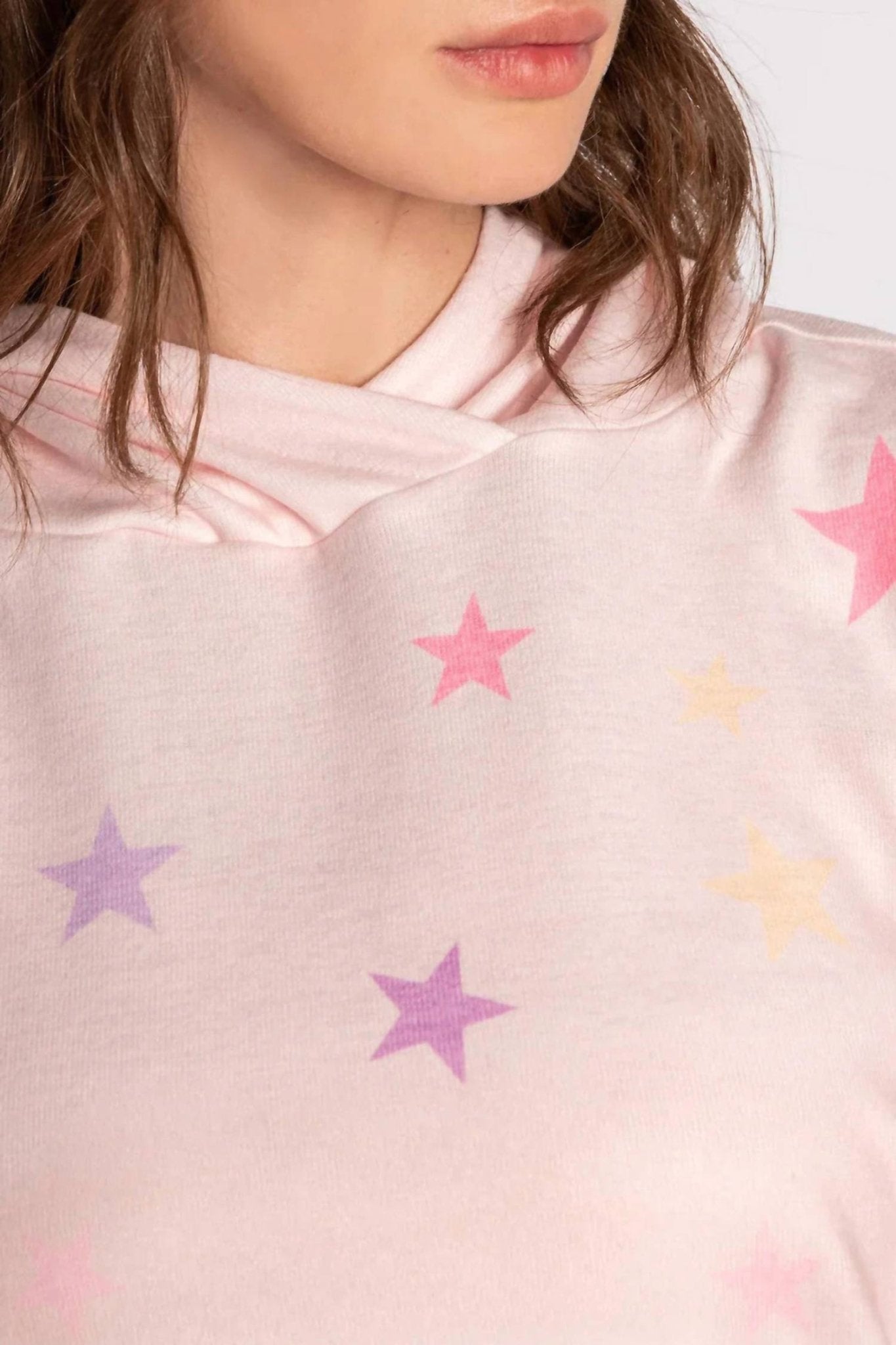 Pj Salvage - Peachy Party Star Hoodie - clothing - hoodies - patterned