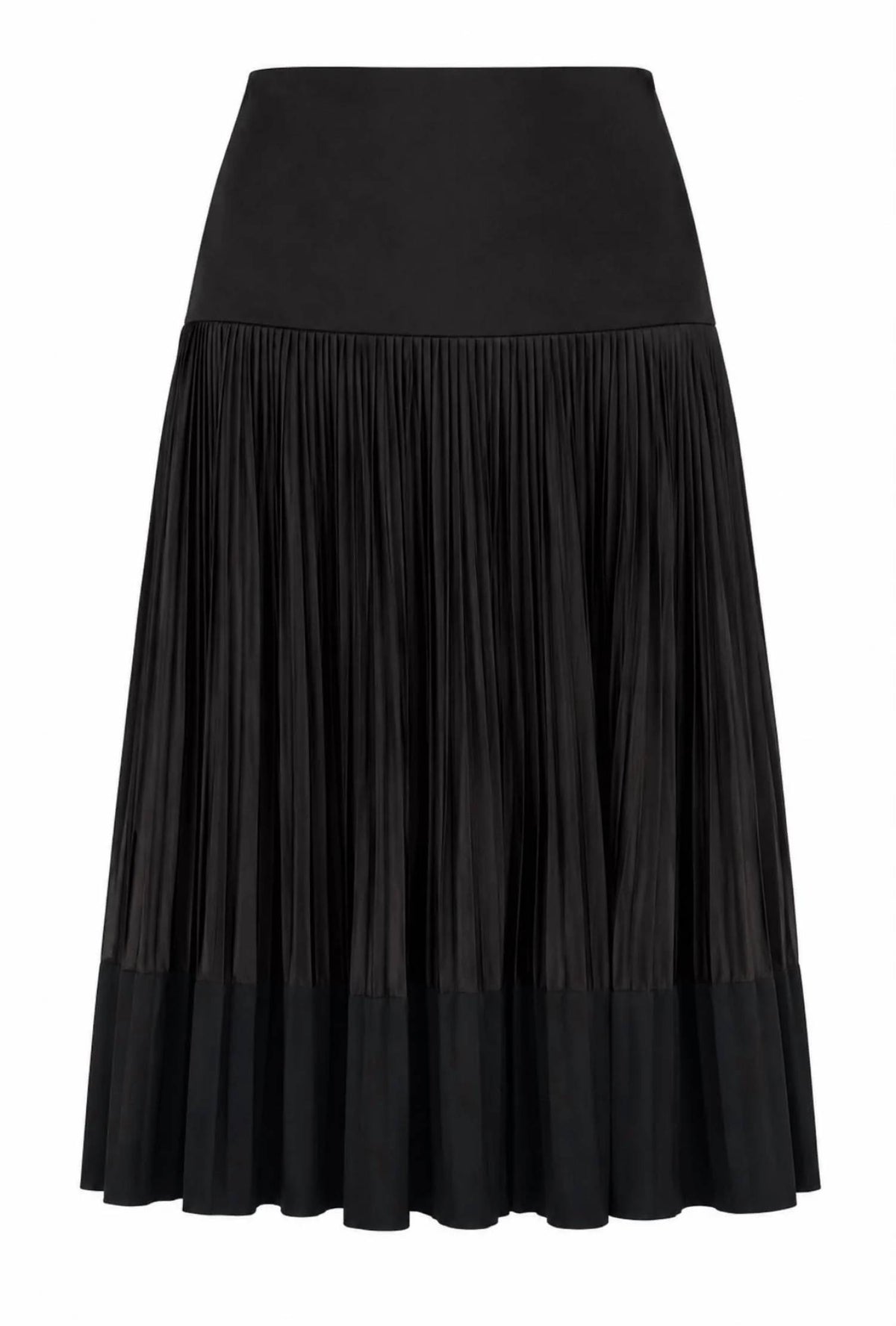 Plan C - Contemporary Pleated Midi Skirt