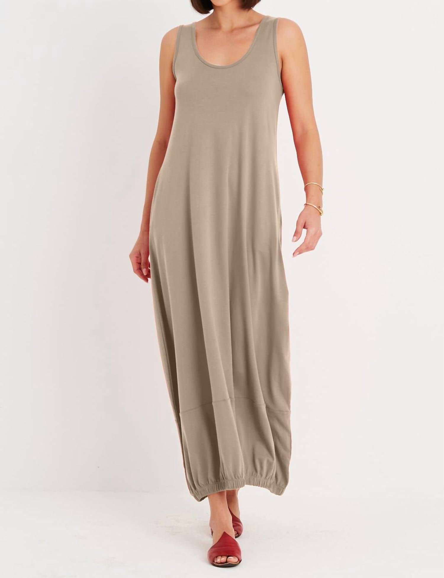 Planet By Lauren G. - Lantern Dress - brown - clothing - dresses