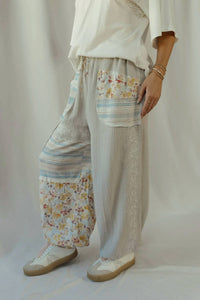 Pol - Andie Floral Patch Pants