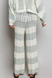 Pol - Cable Knit Trousers
