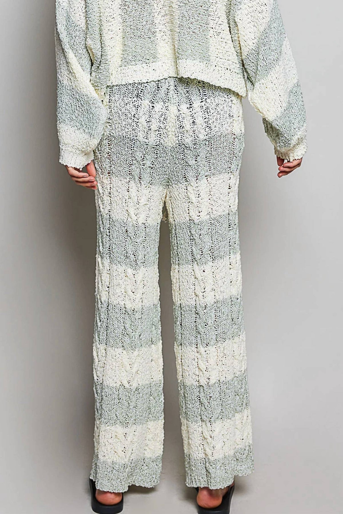 Pol - Cable Knit Trousers