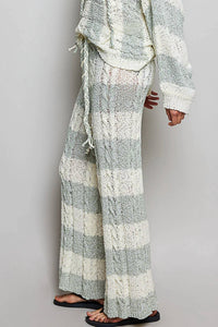 Pol - Cable Knit Trousers
