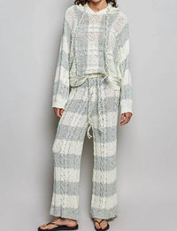 Pol - Cable Knit Trousers