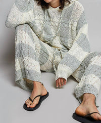 Pol - Cable Knit Trousers
