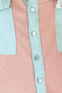 Pol - Caught Your Attentiaon Button Down Shirt - button - down - shirts - clothing - cotton
