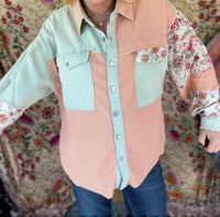 Pol - Caught Your Attentiaon Button Down Shirt - button - down - shirts - clothing - cotton