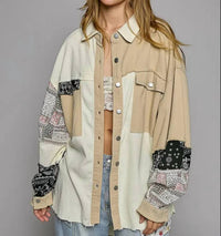 Pol - Caught Your Attention Button Down Shirt - beige - button - down - shirts - clothing