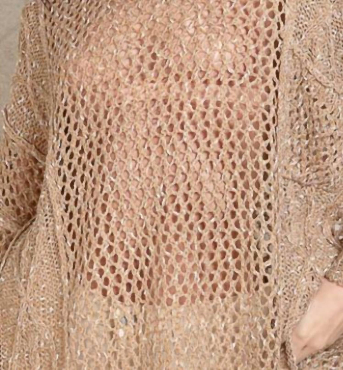Contrast Knit Spring Sweater