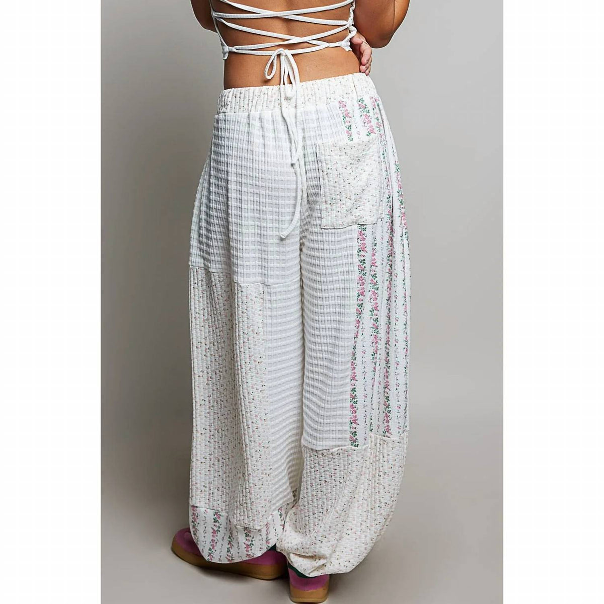 Pol - Cottage Patchwork Balloon Pants