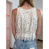 Pol - Daisy Lane Lace Tank Top