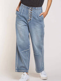 Pol - Denim Boyfriend Pants