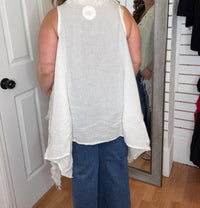 Pol - Flora Crochet Layering Vest