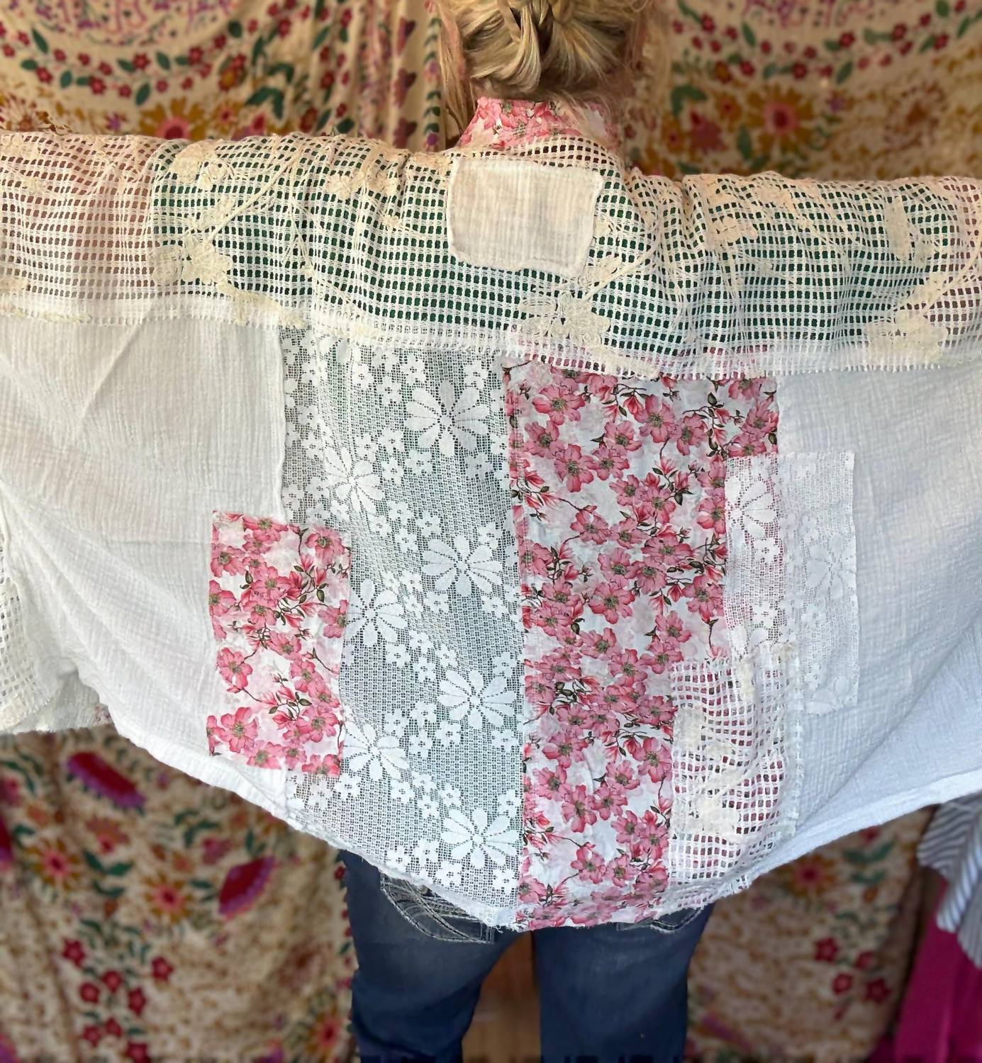 Pol - Floral Kimono - cardigans - clothing - cotton