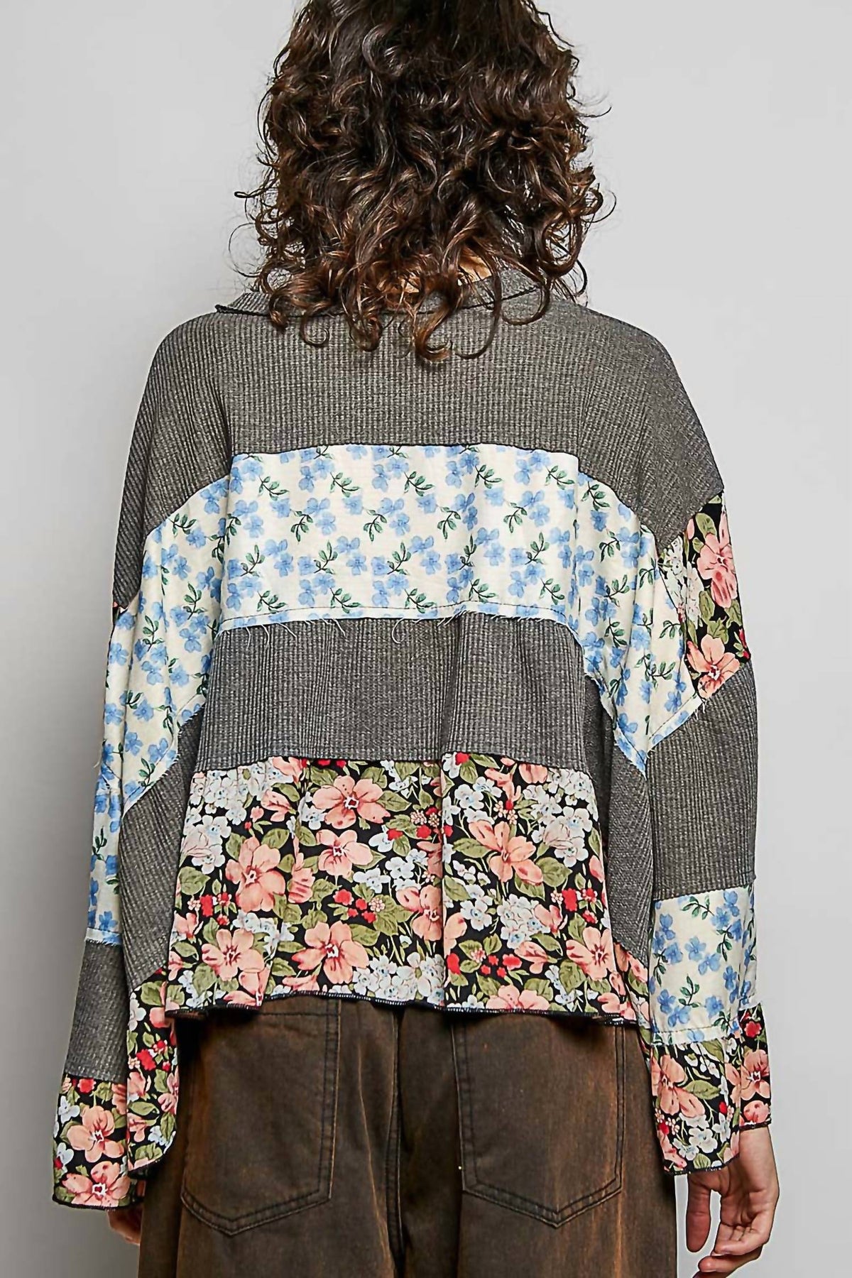 Pol - Floral Print Top