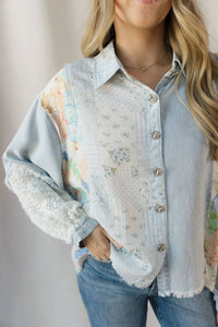Pol - Gina Patchwork Jacket